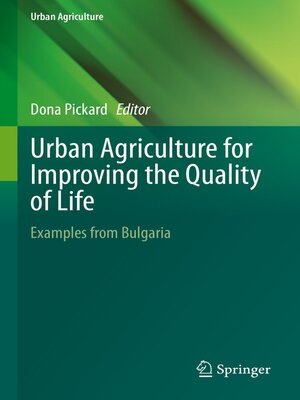 cover image of Urban Agriculture for Improving the Quality of Life